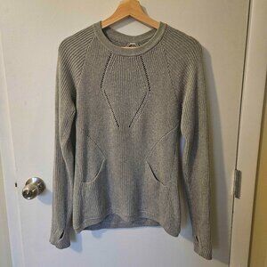 Lululemon Gray Sweater with Pockets and Thumb Holes